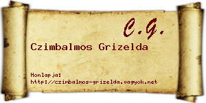 Czimbalmos Grizelda névjegykártya